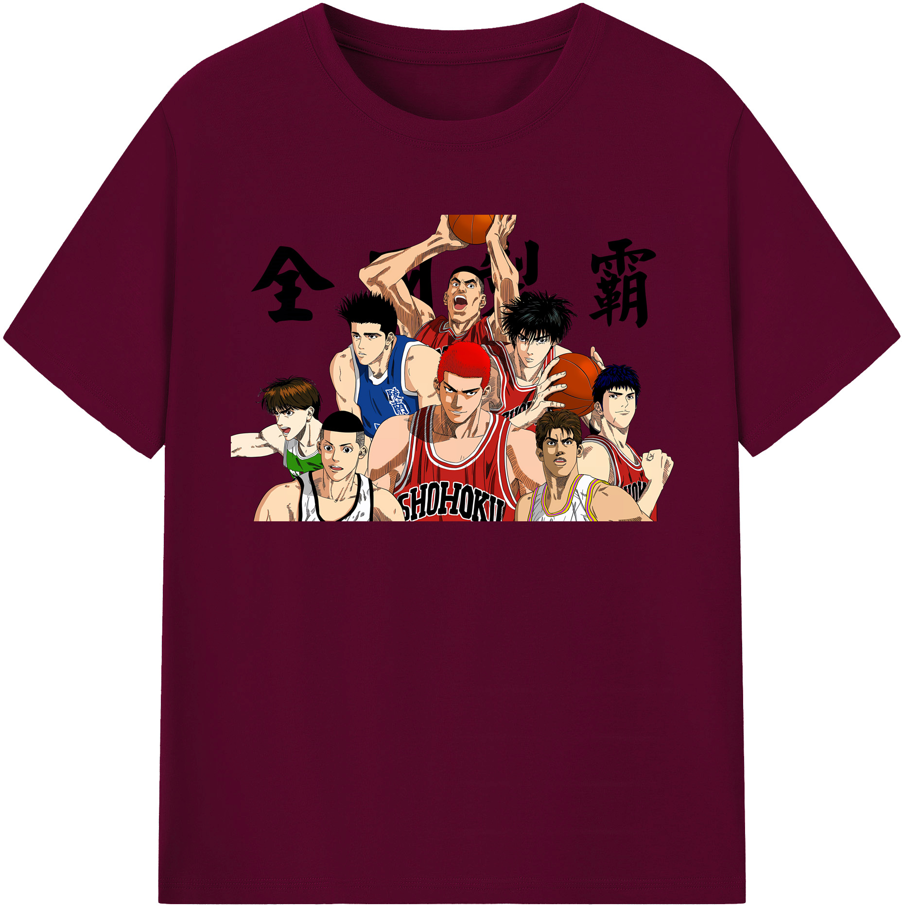 （画像用） SLAM DUNK／スラムダンク レディースカジュアルプリントTシャツ（綿100％）